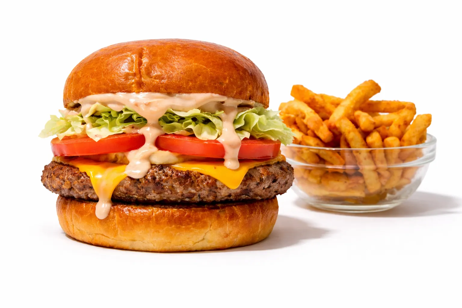 Big D's Cali Crunch Sausage Burger